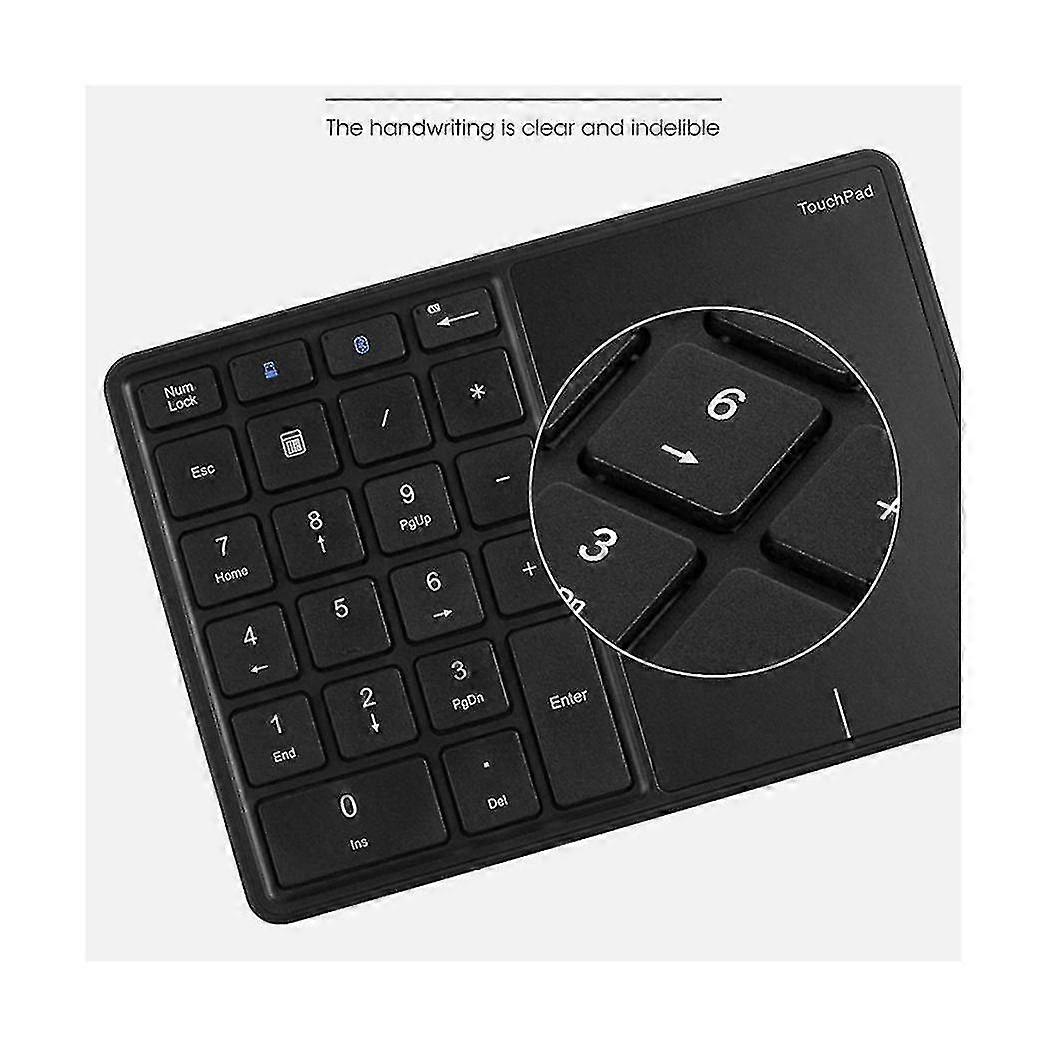 Mini 2.4g Numeric Keypad 22 Keys Digital Keyboard With Touchpad For Windows Ios Android