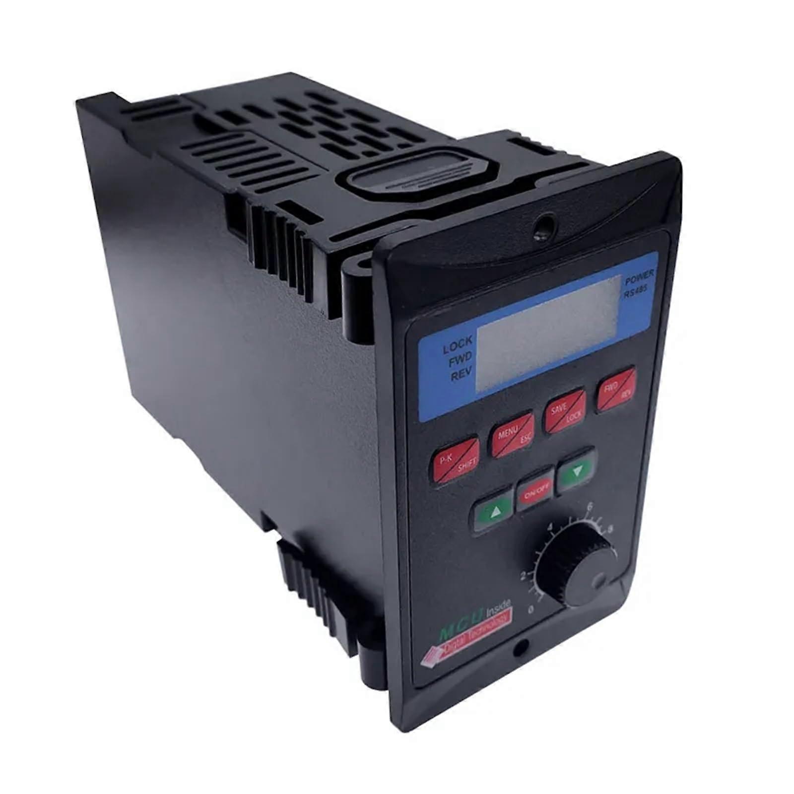 750W Variable Frequency Drive RS485 Single Phase to Three Phase Motor Speed Controller 0.75KW