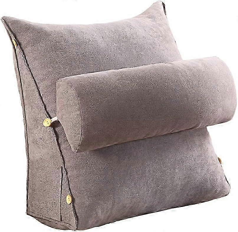 Wedge Pillow Back Support Adjustable Reading Triangle Angle Elastic Cushion Sofa Bed Rest Cushion