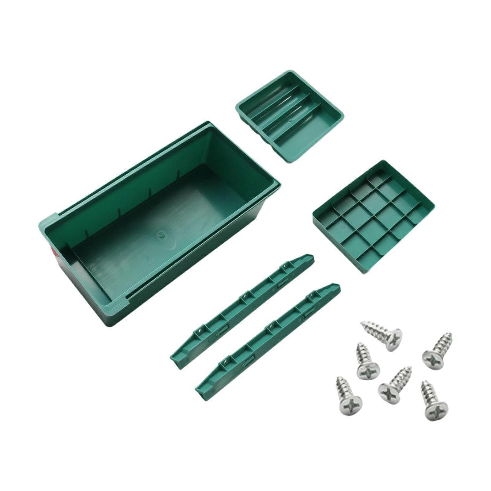Storage Organizer with Sliding Compartments Compartmentalized Divided Tray