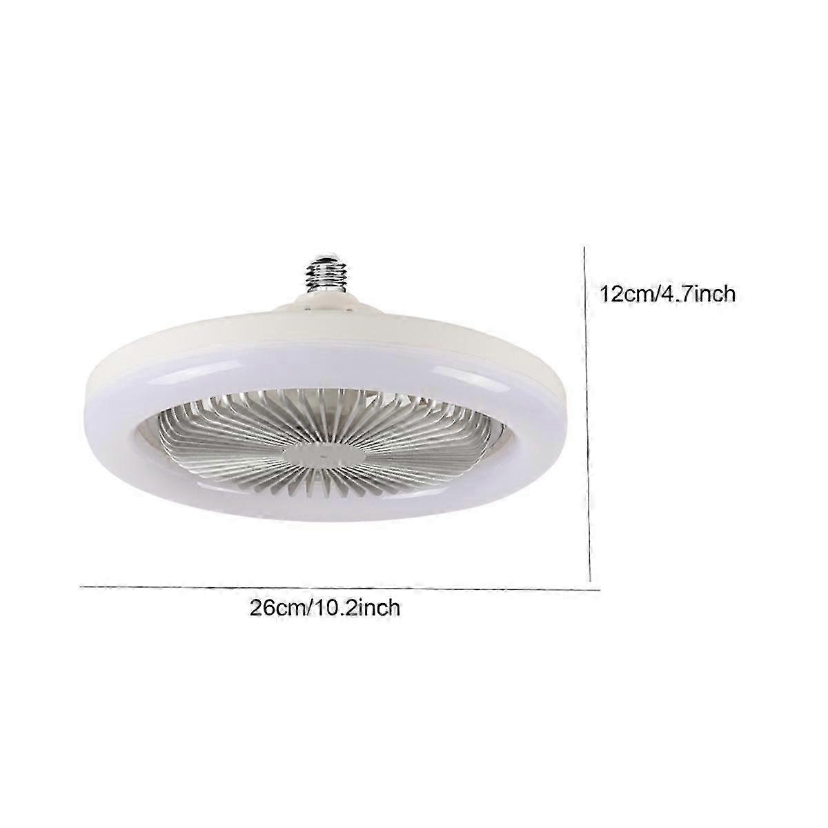 Adjustable 30W LED Fan Lamp E27 Mount