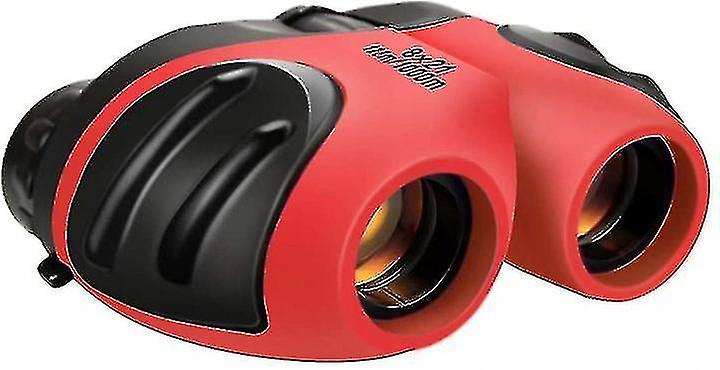 Binoculars 8x21 Telescope Folding Telescope For Children, Red