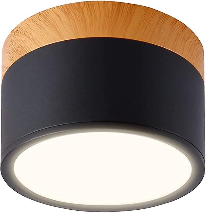 6.5*7.5cm black and white LED backlight round ceiling
