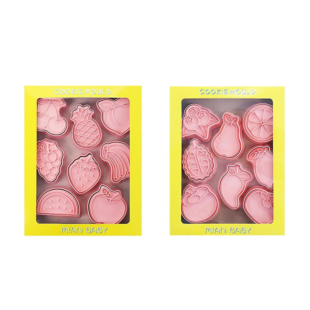 Cartoon Pressable Biscuits Mold Cookie Stamper Kitchen Baking Pastry Mold
