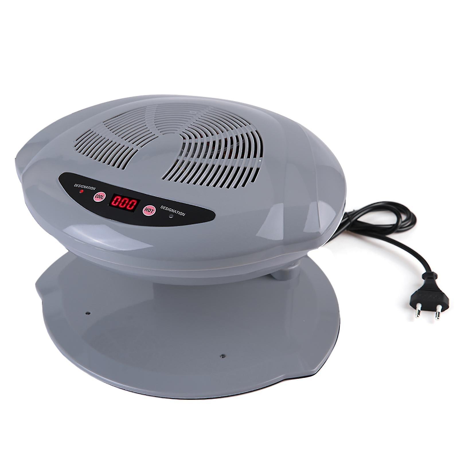 Chaud & Sèche-ongles à air froid Warmcool Vernis à ongles Ventilateur de séchage Manucure Outil Gris Eu Plug 220v