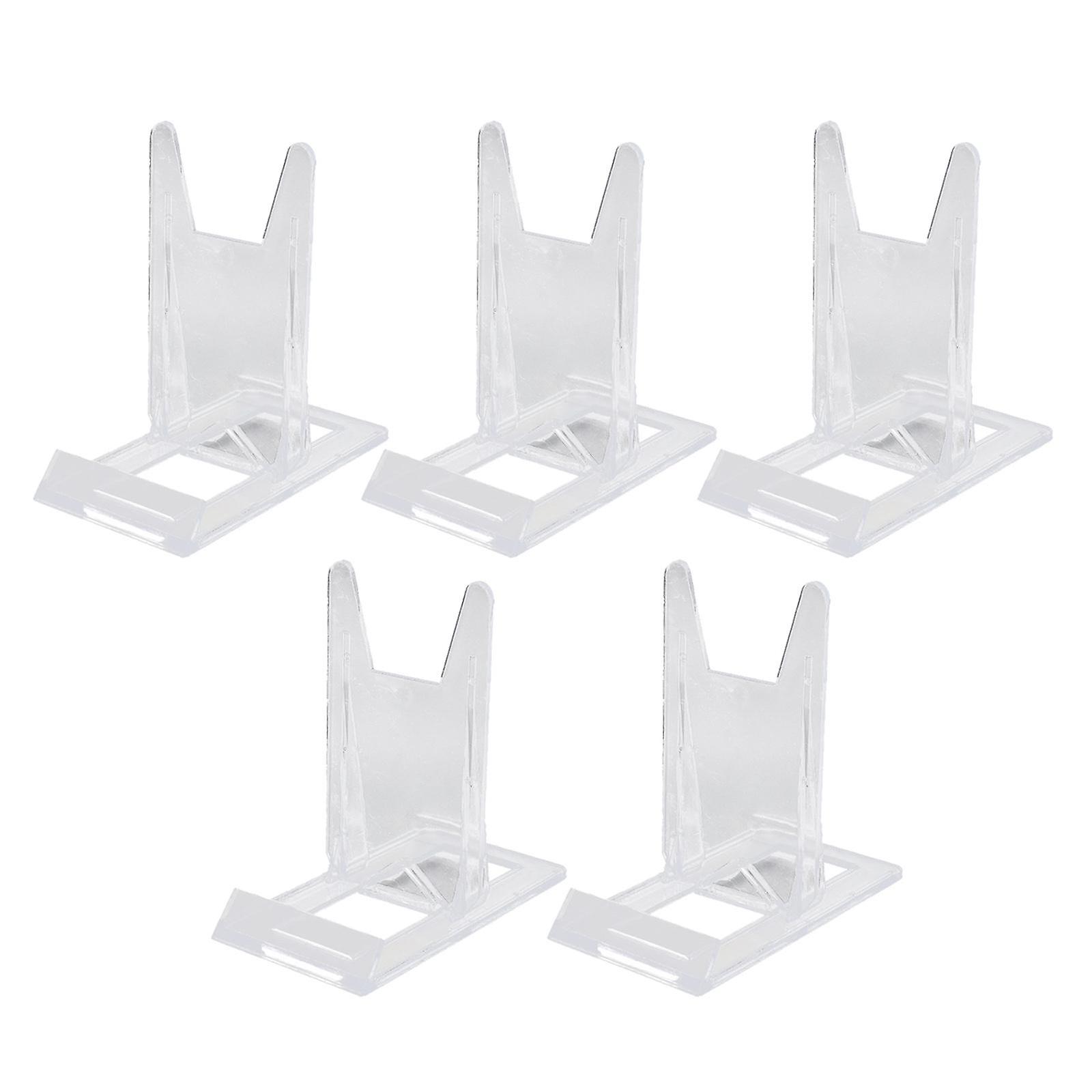 5x Adjustable Clear Display Stand Desk Table Display Stand Holder
