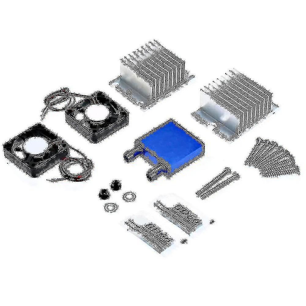 1 Set Mini Conditioner Diy Kit Thermoelectric Peltier Cooler Refrigeration Cooling System + Fan For