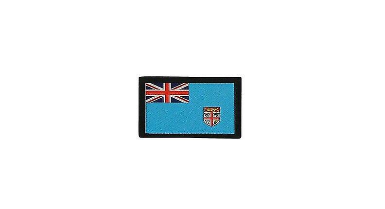 Patch Ecusson Brode Prints Souvenir Travel Flag Fiji Fiji