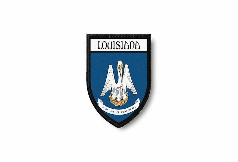 Patch Ecusson Termocollant Edge Brode Flag Prints USA Louisiana