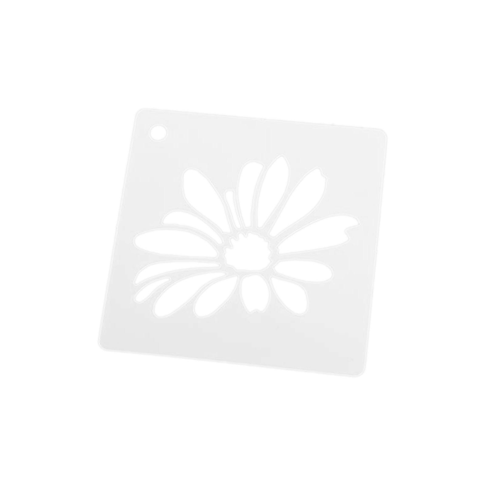 9pcs Hollow Flower Painting Stencils Reusable Hollow Painting Stencils Used For Painting Creation