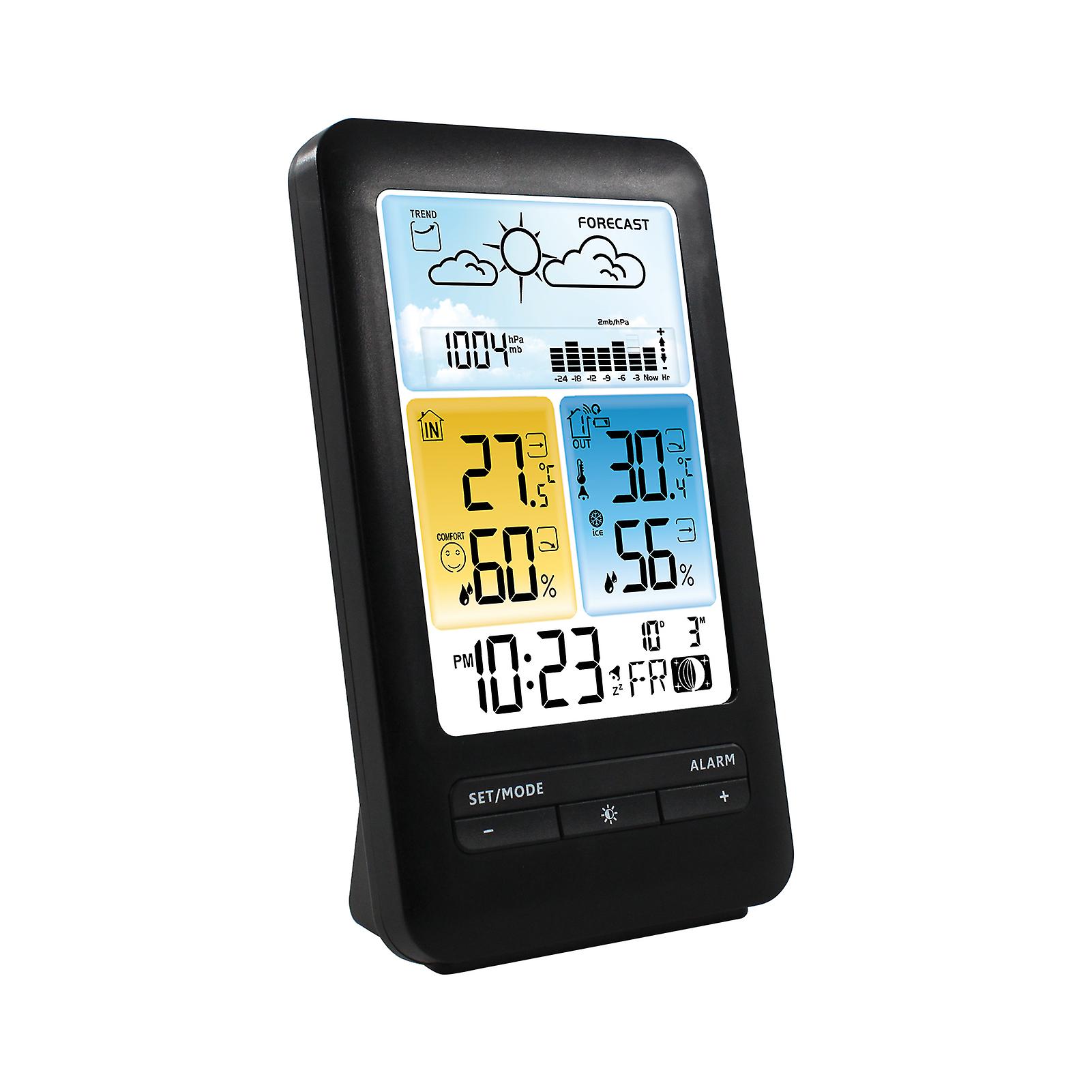 LCD-Wetterstationswecker mit digitaler Schlummerfunktion