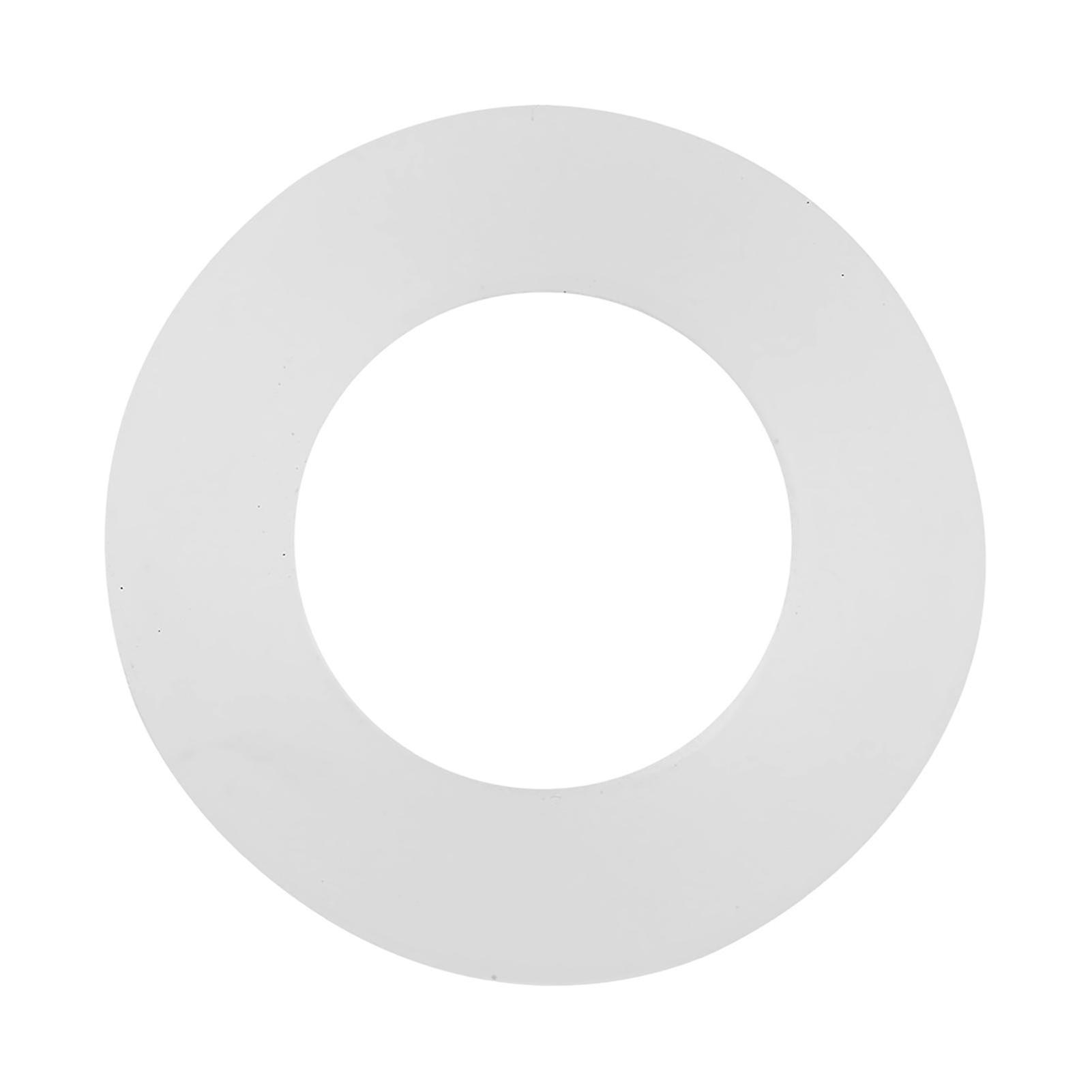 12pcs White Silicone Flat O Ring Gaskets 3/4" Seal Washers