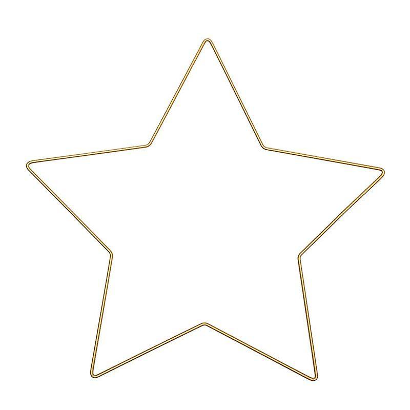 Gold metallic star 30X28,5cm