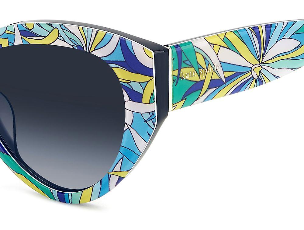 Sunglasses Kate Spade PAISLEIGH/S BLUE PATTERN BLUE/GREY  display picture 1