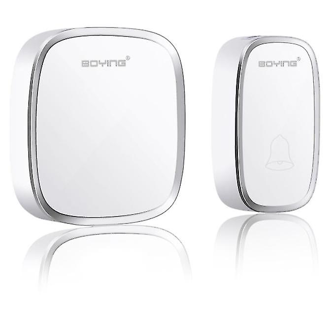 Eu Plug Wireless Waterproof Door Bell,wall Plug-in Remote Control Doorbell,1 Transmitter+1 Receiver Az4947