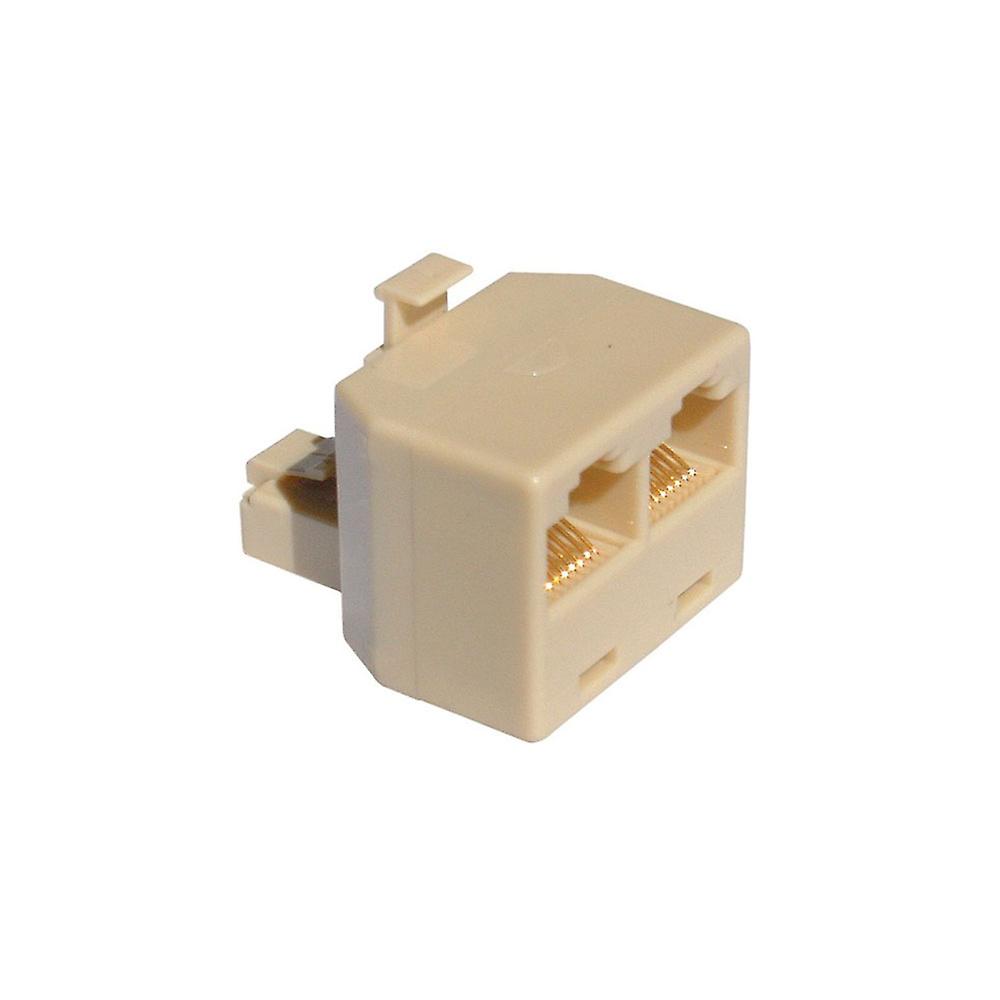 High Quality RJ45 Double Adaptor Plug and Socket Set Contacts Pins 8 Pieces