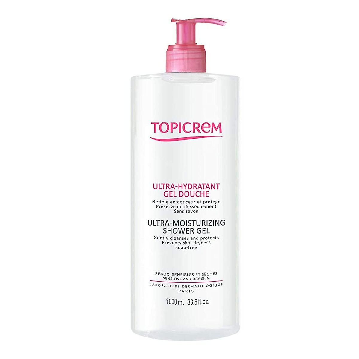 保湿沐浴露 Topicrem 清洁剂 1 L