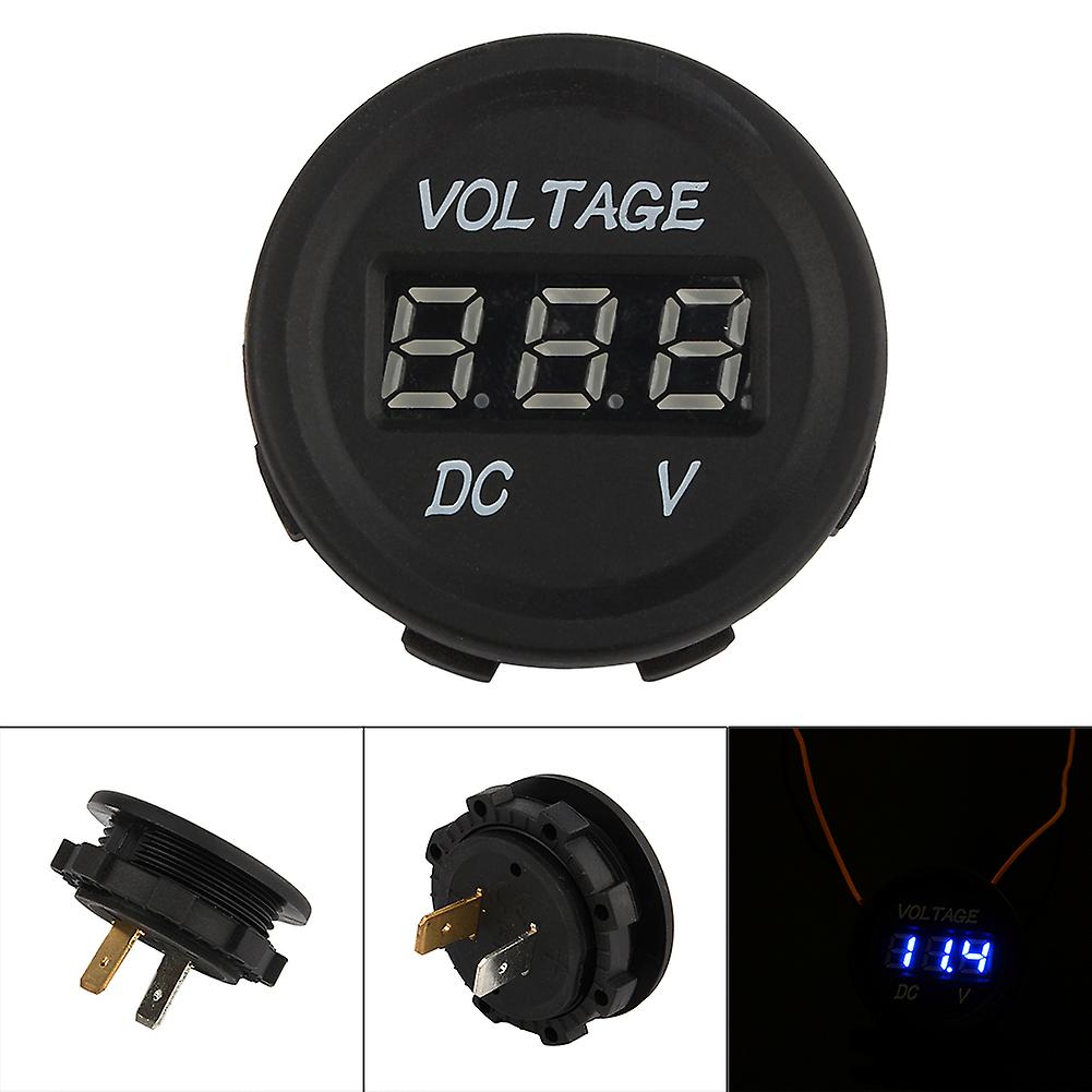 Digital display voltmeter for car motorcycle waterproof 12V-24V LED