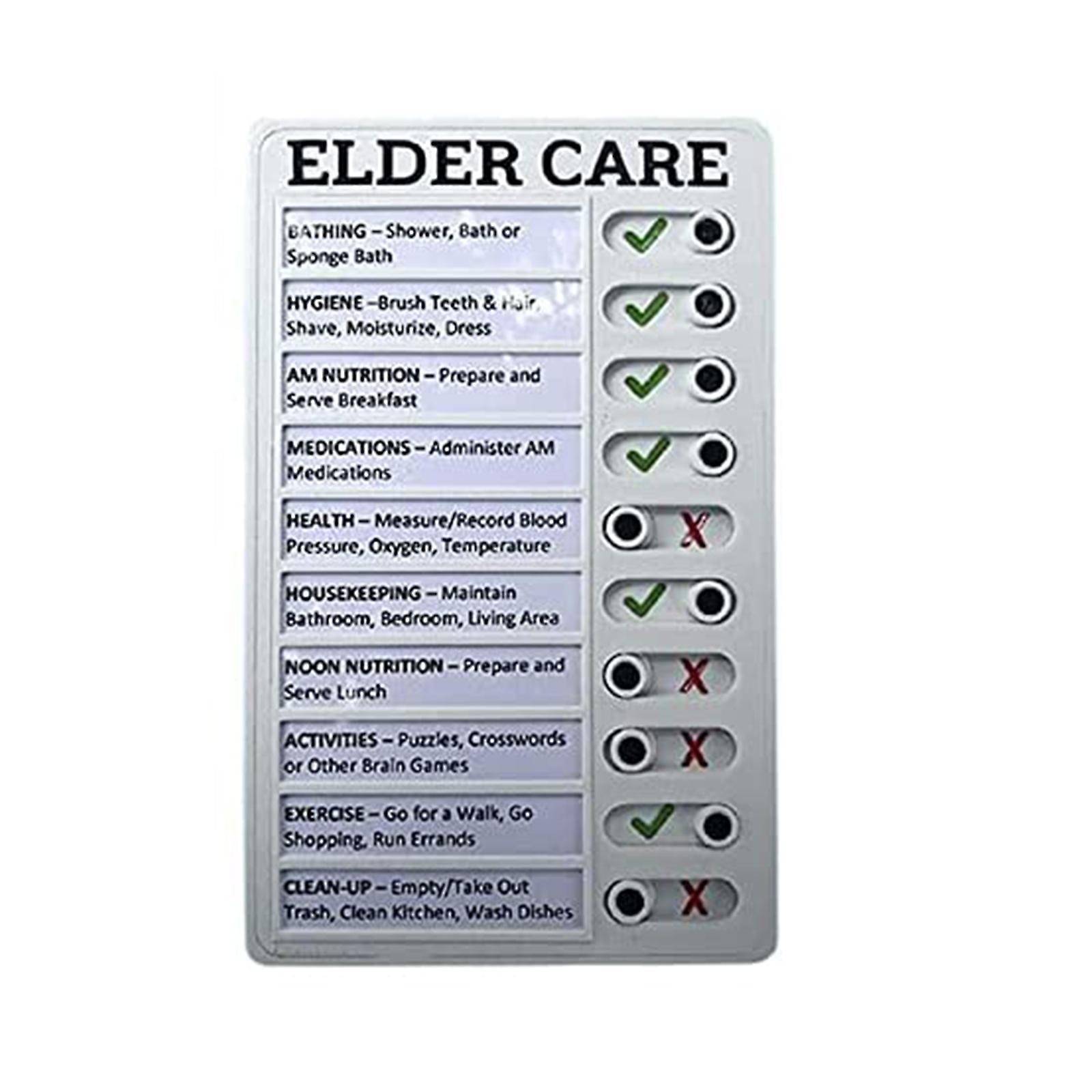 100% New,Memo Plastic Board Chore Chart Reusable RV Checklist My Chores Elder Notes Car