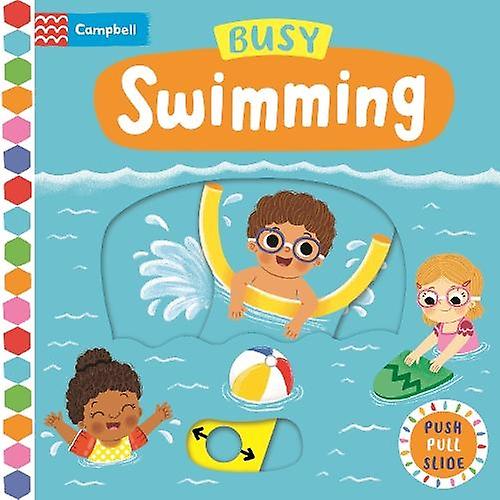 Busy Swimming Paperback Book