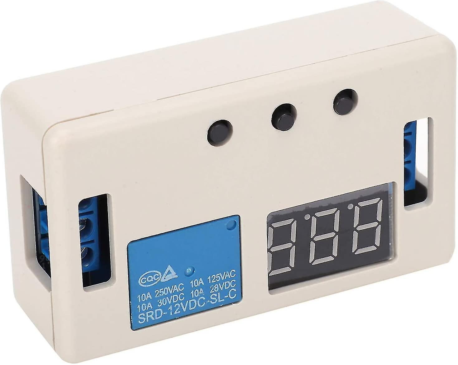 2024 Nieuw DC 12v Timerrelais - Digitale Automatisering Timing Relaisschakelaar - Programmeerbare Timer Met Waterdichte Hoes