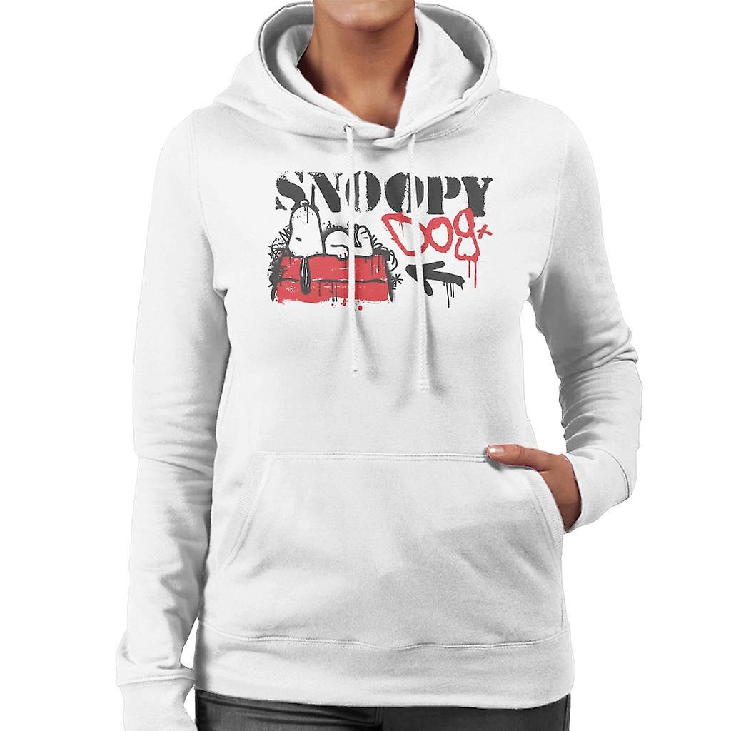 Peanuts Snoopy Dog Graffiti Women's Hooded Sweatshirt