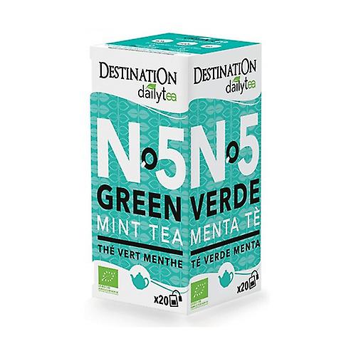 Mint green tea 20 units of 2g
