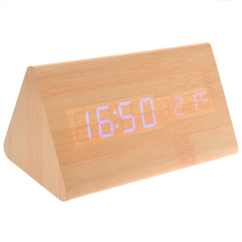 1pcs Led Holzuhr