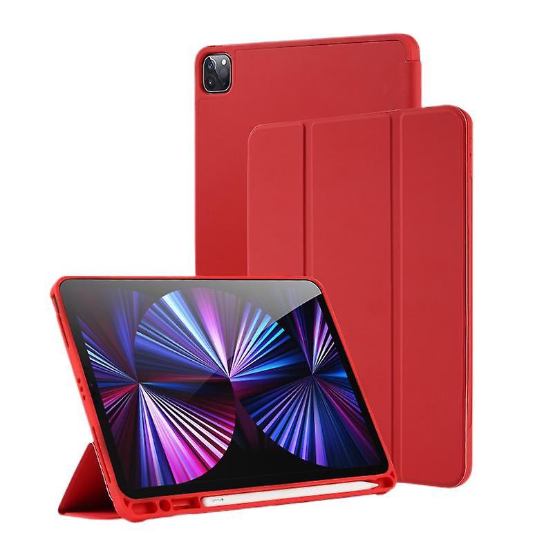 Case Compatible with iPad7/8/9(10.2), Smart Cover Auto Wake/Sleep (Red)