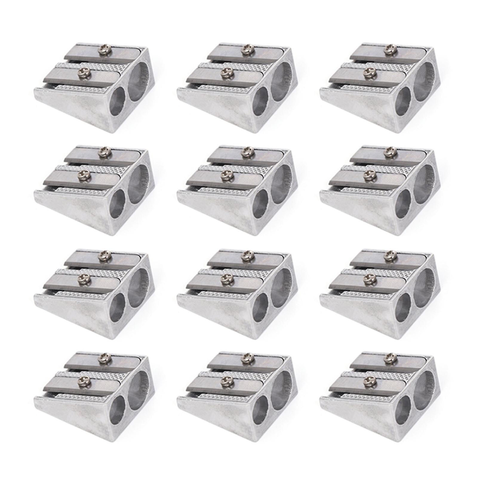Mini Pencil Sharpener with Double Hole Powerful Quick Pencil Sharpener for Colored Pencils