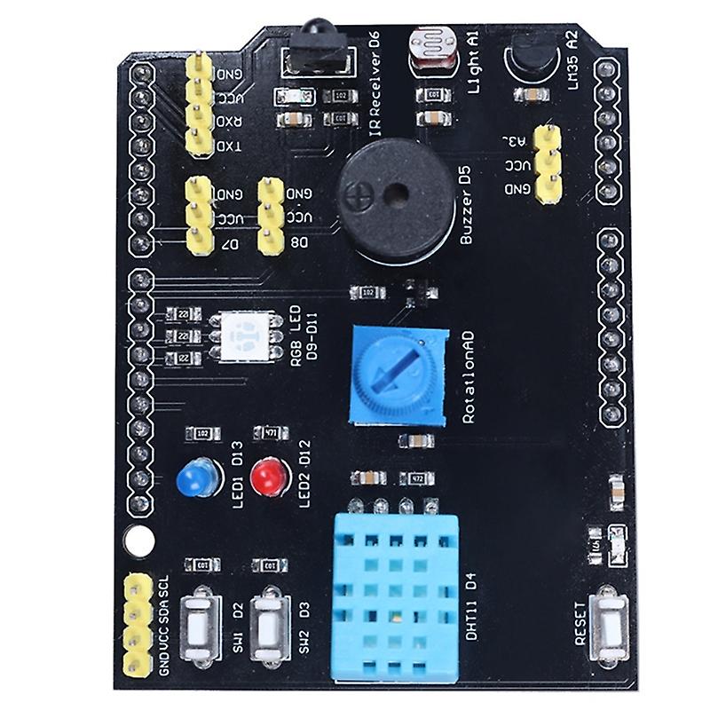 DHT11 LM35 Temperature Humidity Sensor LED Receiver Buzzer Multifunction