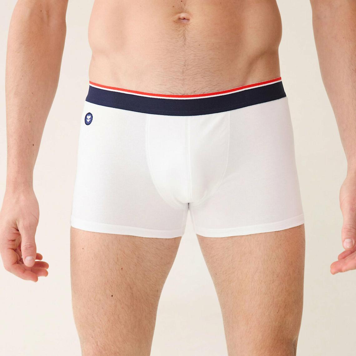 White Cotton Boxer Shorts