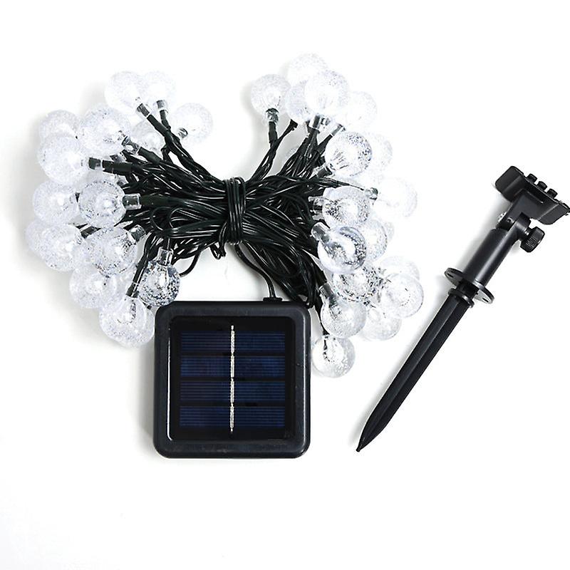 Xmas Lights Christmas Bubble Ball Lighting Chain Solar Stage Decoration Courtyard