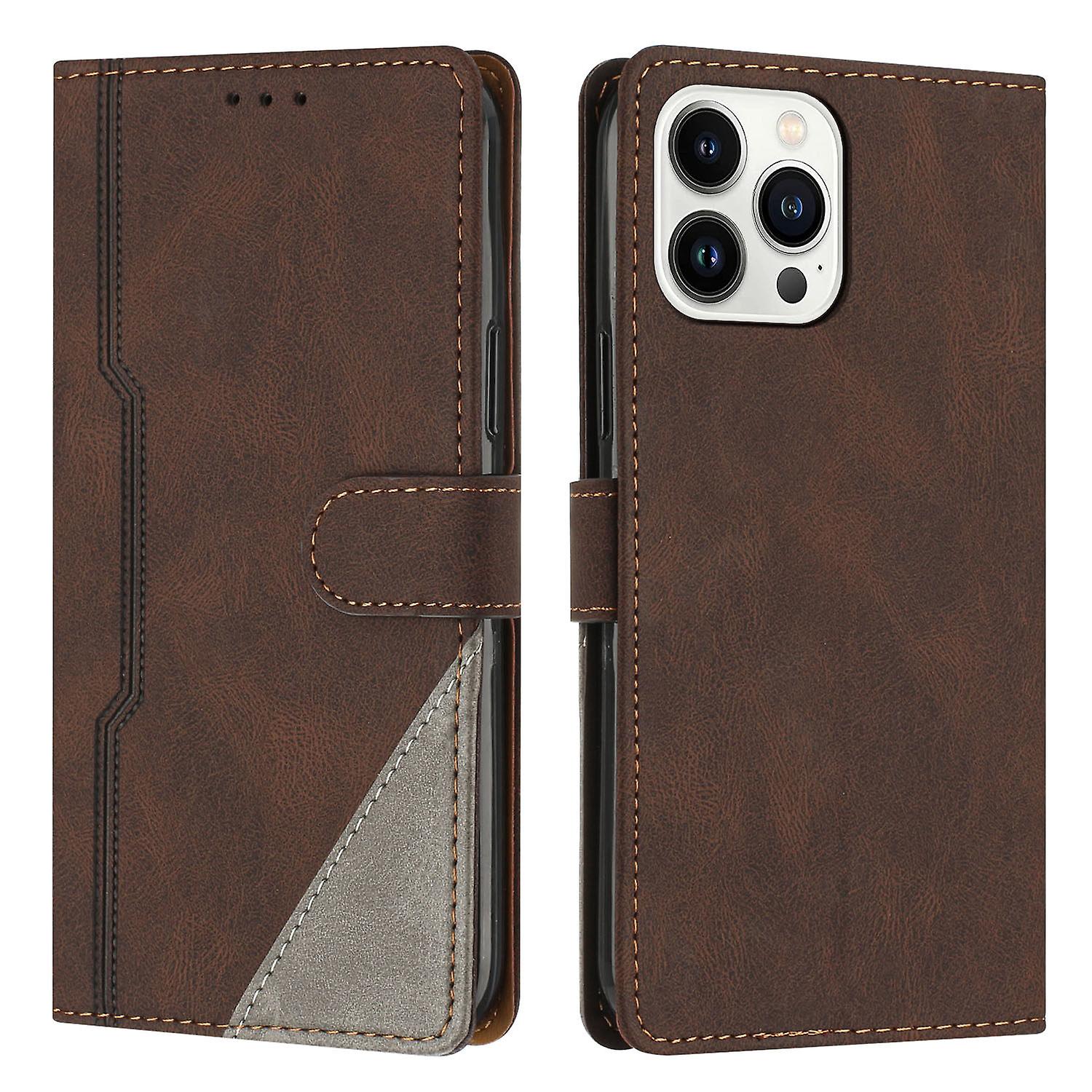 Leather Magnetic Clasp Case with Flip Wallet Stand Function Cover for iphone13 pro max