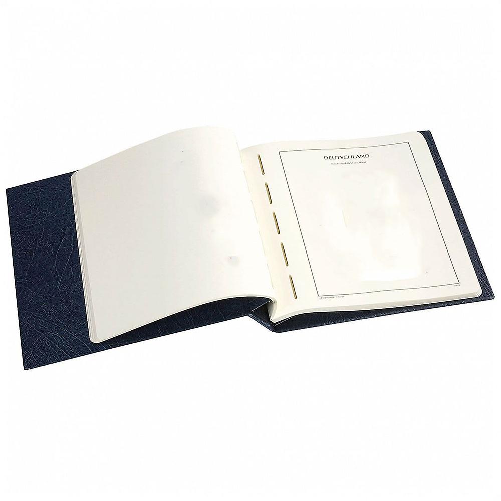 Leuchtturm Lighthouse DSN Blue Bolt Binder with Leatherette Cover