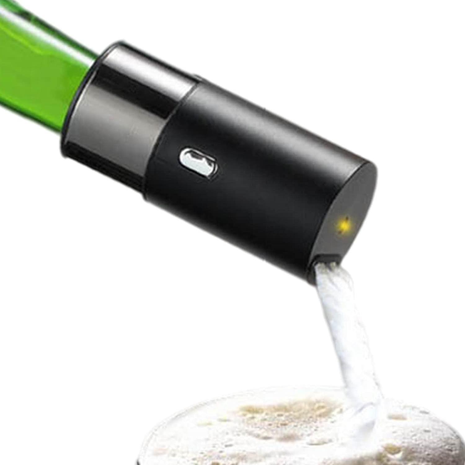 1pc Bottled Beer Foam Maker, Portable Beer Aerator for Bottled Beer, Mini Beer Frothing Machine, Beer Bubbler for Bottled Beer, Make Fine Foam (D-4-)