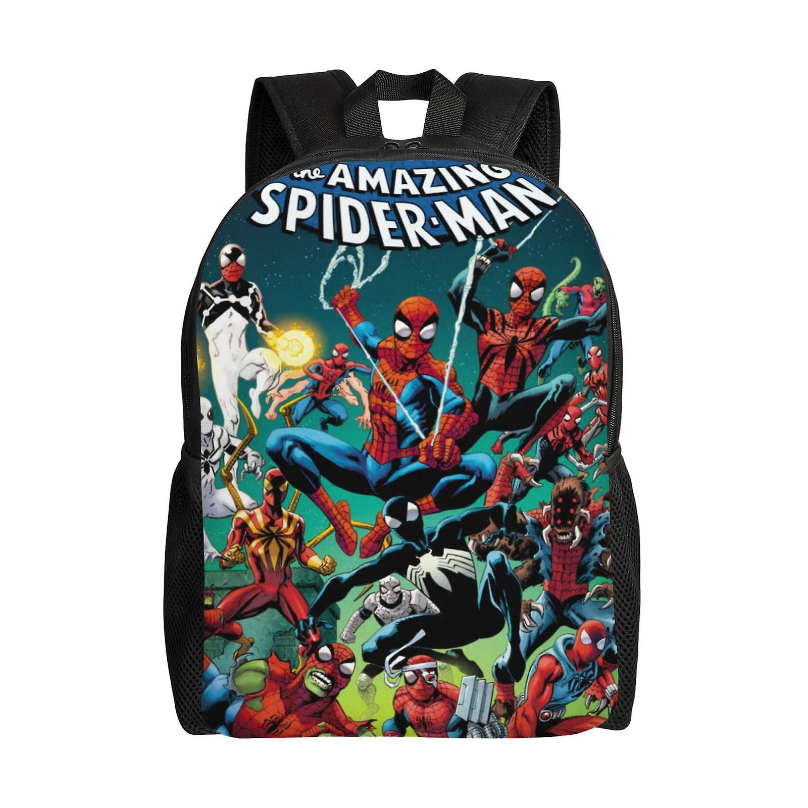 Spider-Man Kid Backpack School Bag Elementary Students Bookbags
