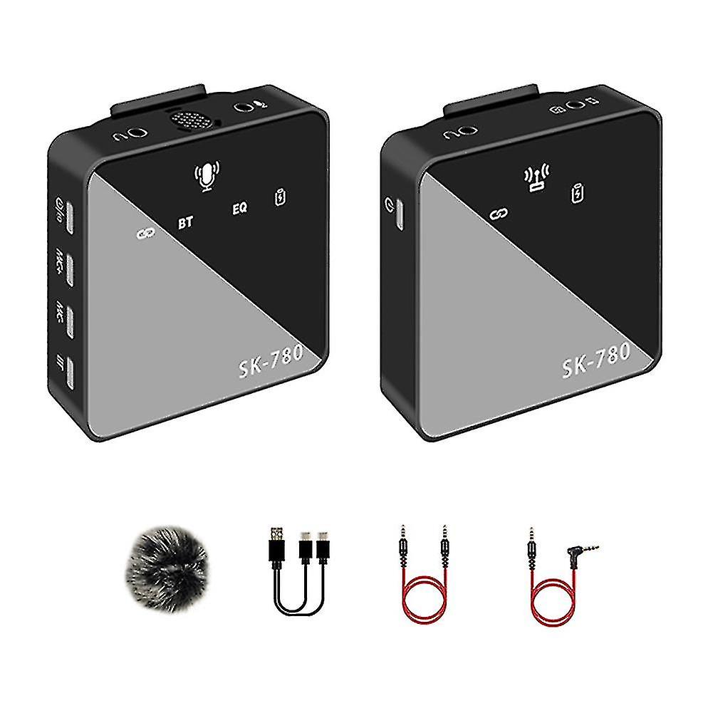 6pcs 2.4g Audio Wireless Lavalier Microphone-dt