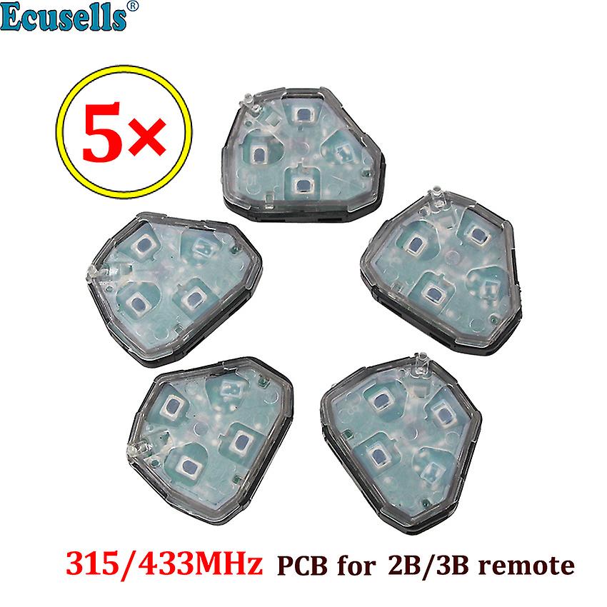 5pcs/lot Internal Assembly Of Remote Key For Toyota Camry Corolla Prado Rav4 Vios Hilux Yaris 315mhz 433mhz Transmitter Core