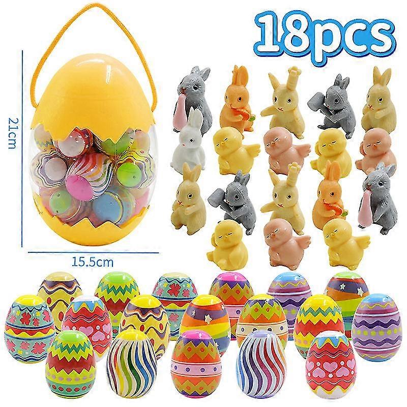 Easter Egg Set Children's Raffle Bunny Party Gift Gift Finger Bubble Fun Decompression Egg