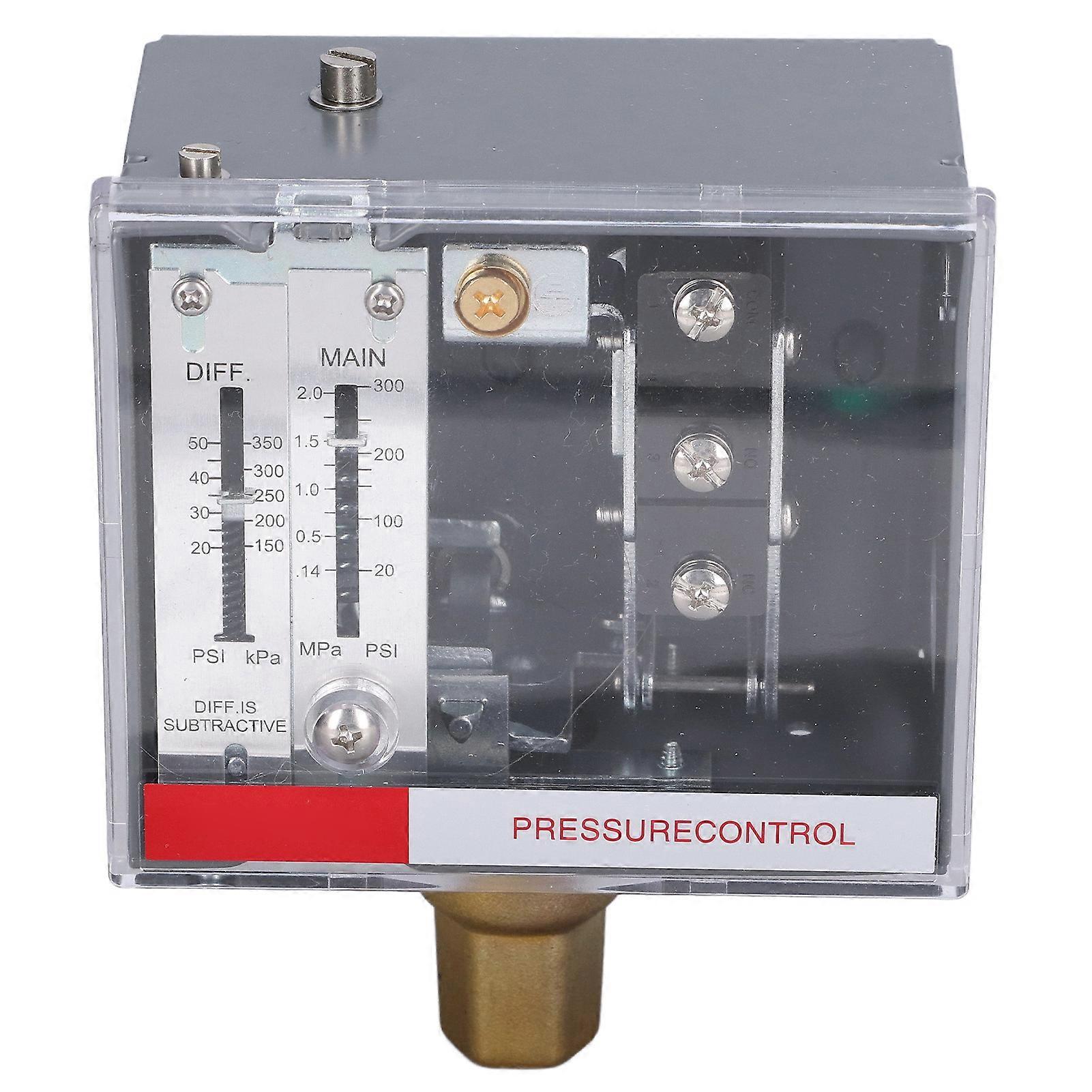 Lefoo Lf56 Pressure Switch Adjustable Pressure Controller For Liquid And Steam Npt1/418 Spdt