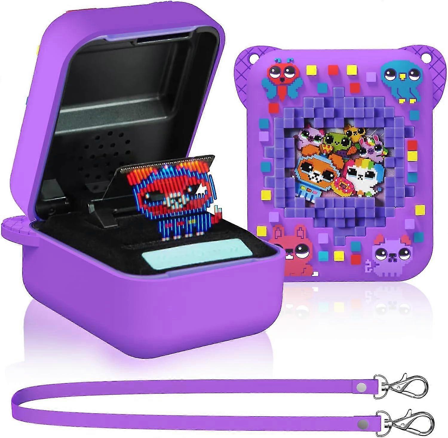 Carrying Case Compatible with Bitzee Interactive Toy Digital Pet, Portable Silicone Skin Protective Case For Bitzee Digital Pet