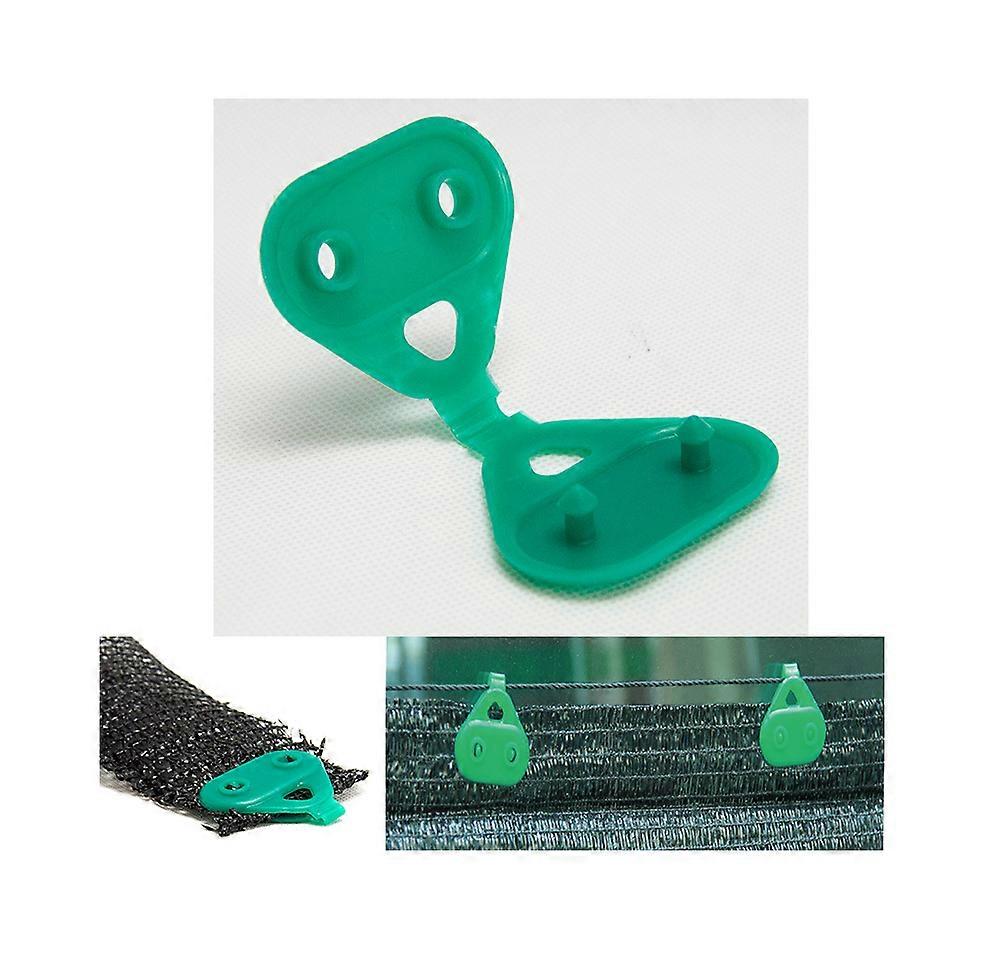 Set of 100 clips for fixing shade net