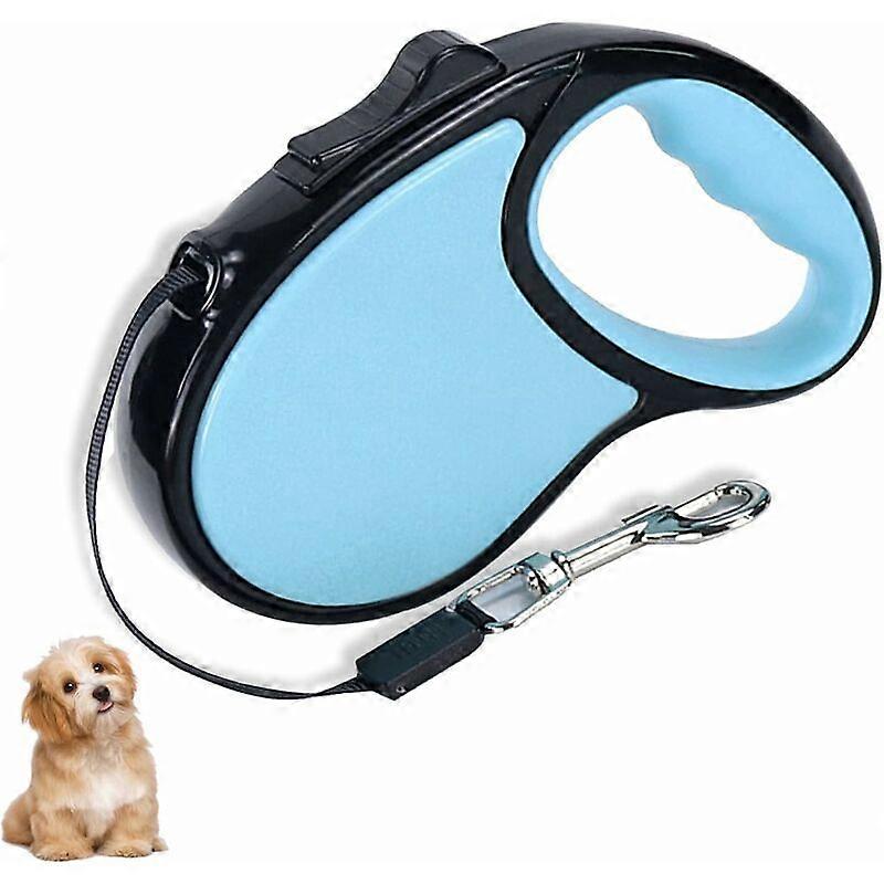 Retractable Dog Leash, Small Dog Retractable Leash 5m, Chain Retractable Dog Leash, Tangle-Free, One-Button Braking and Locking, Perfect for -