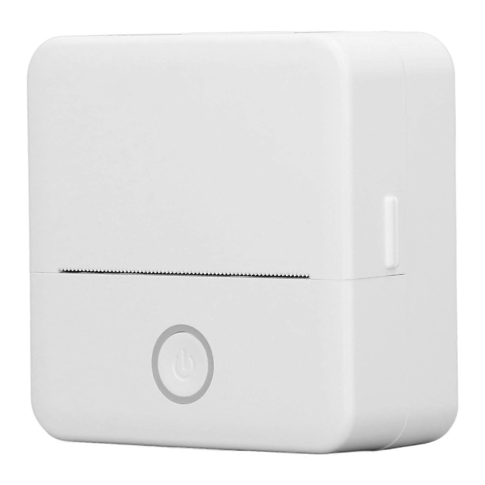 Mini Thermal Printer Portable Pocket Tool for Student with Paper Roll Charging Cable 