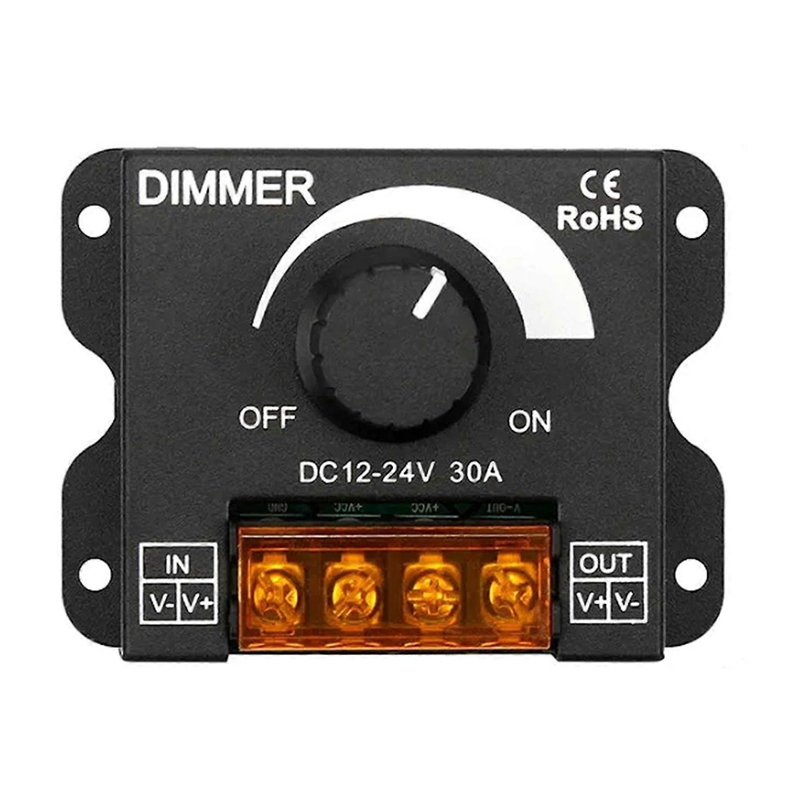 LED Brightness Regulator Dimmer Switch Fast Connection User-friendly Simple Installation Universal PWM Digital Stepless Dimming Module