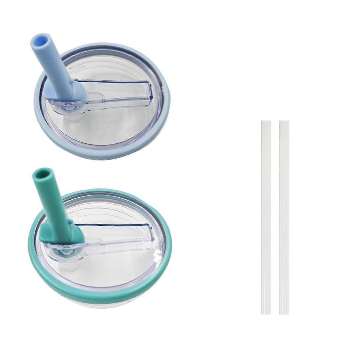 40oz Replaceble Tumbler Flip Straw Lid for Quencher Straw Lid Replacement Fit for HydroJug Traveler G