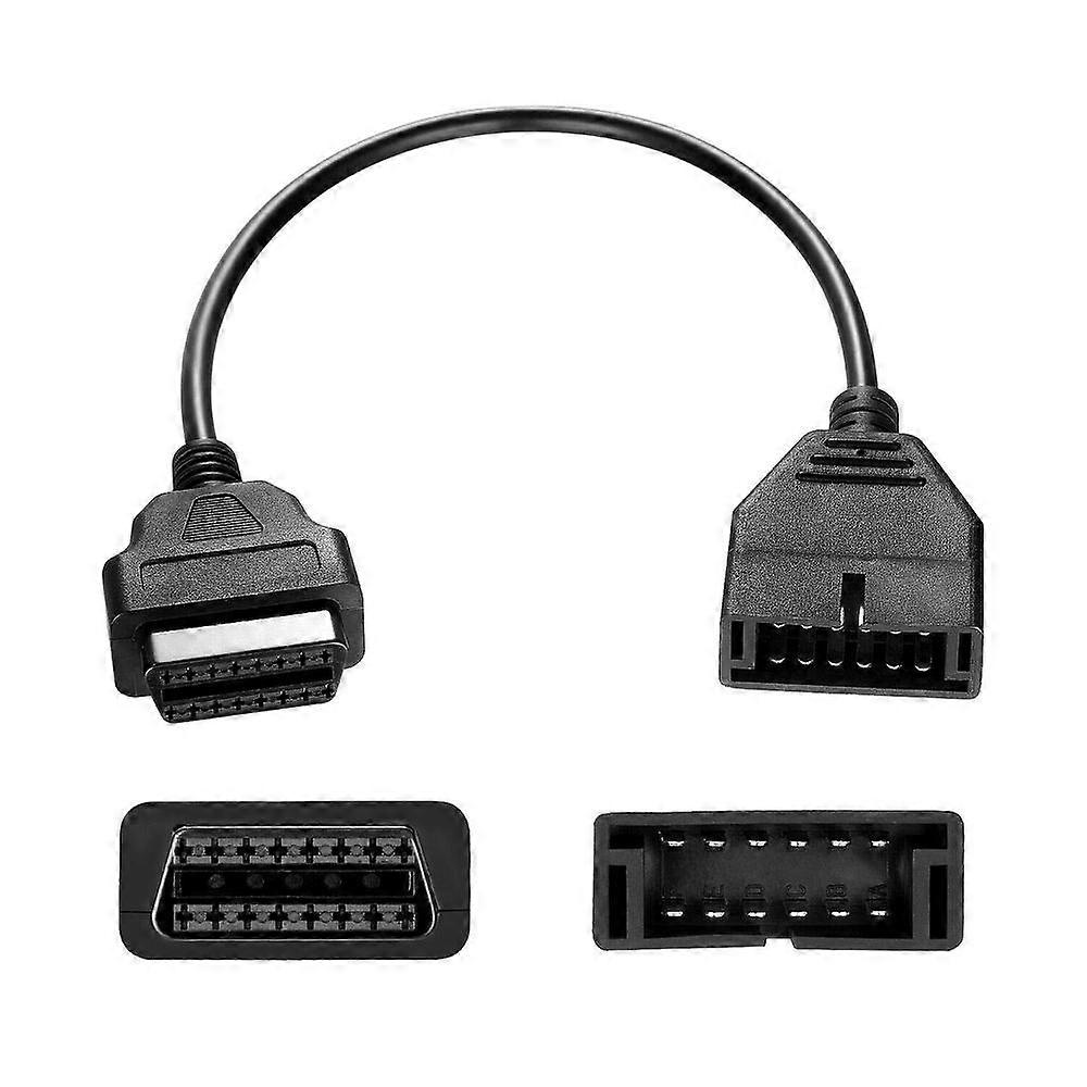 12 Pin Obd 1 To 16 Pin Obd2 Convertor Adapter Cable For Diagnostic Scanner For Gm Car Electronics Accessories Replacement Part