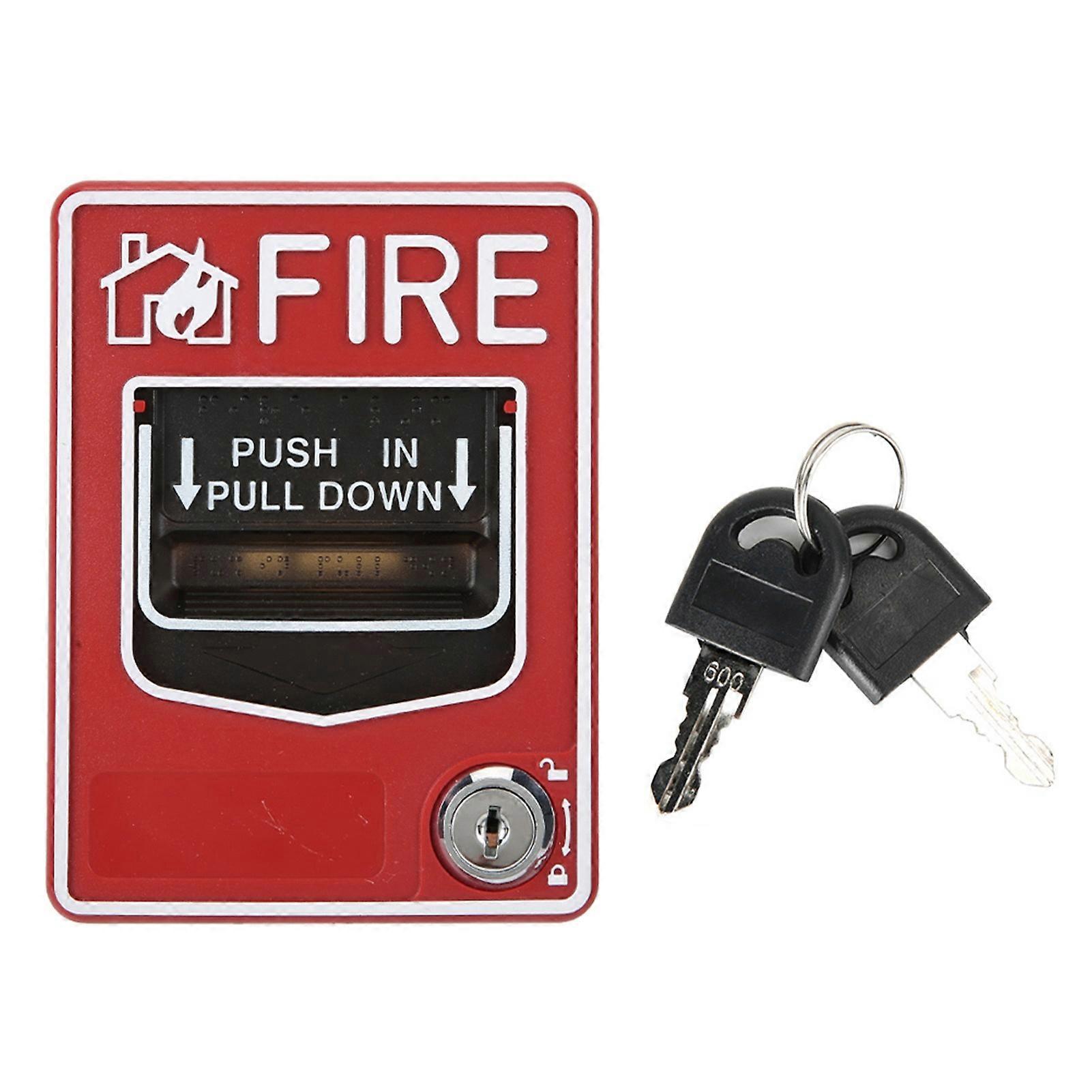 9-28VDC Manual Multiple Wire System Safety Fire Pull Station Alarm Button Call Point Safety