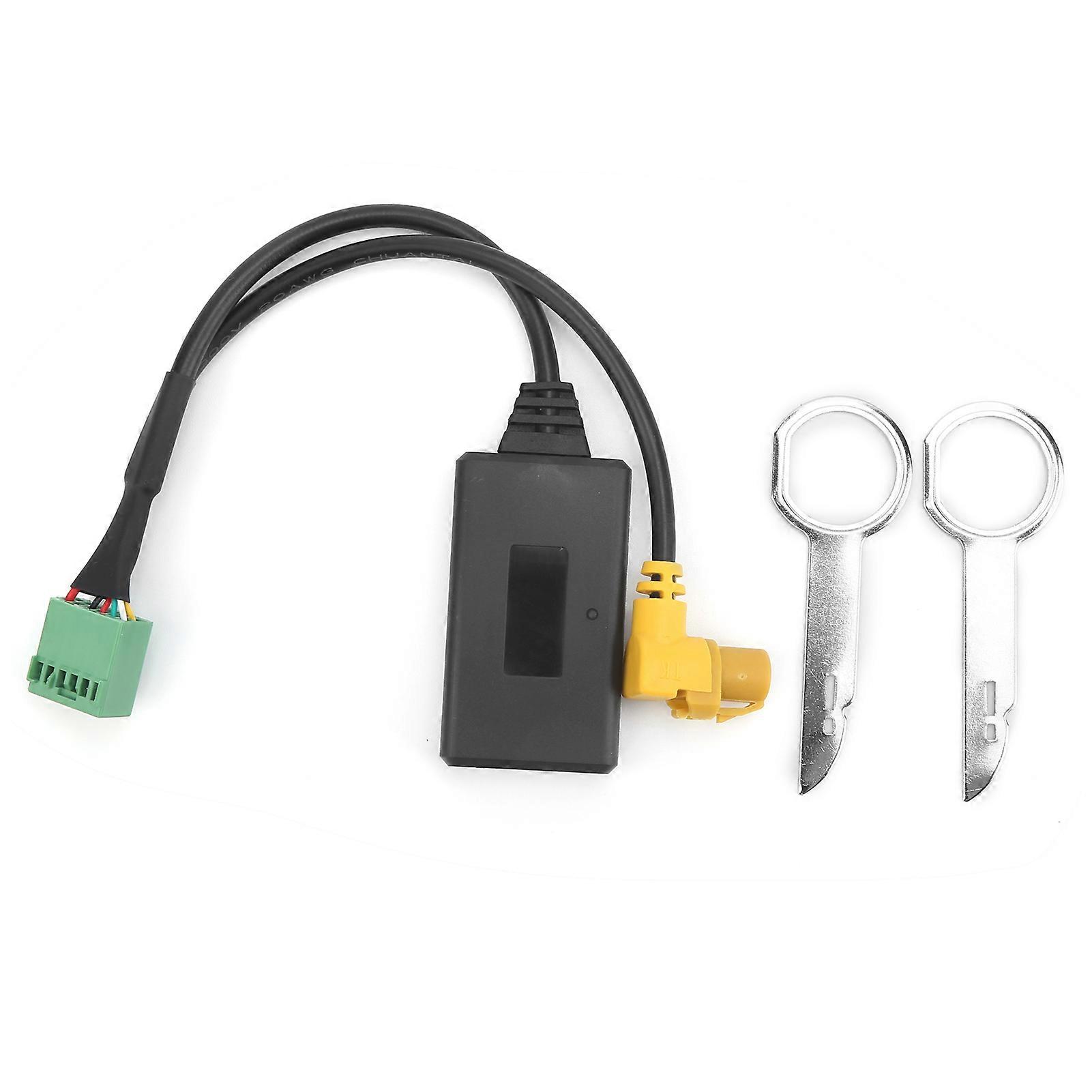 4Pin 12Pin Auto Bluetooth 5.0 Audiokabel Mikrofon Freisprecheinrichtung Adapter Passend für MMI AMI 3G / Q5 / A4L / A6L / Q7 / A5 / S5